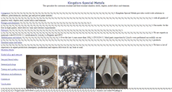 Desktop Screenshot of kingdomspecialmetals.com
